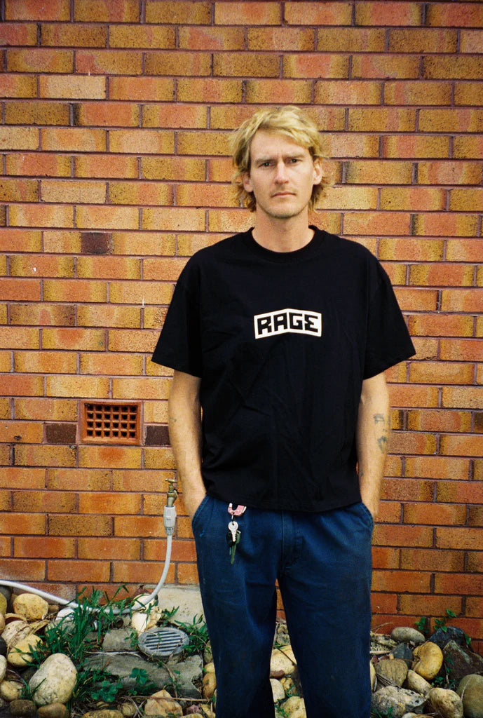 RAGE LOGO TEE - BLACK