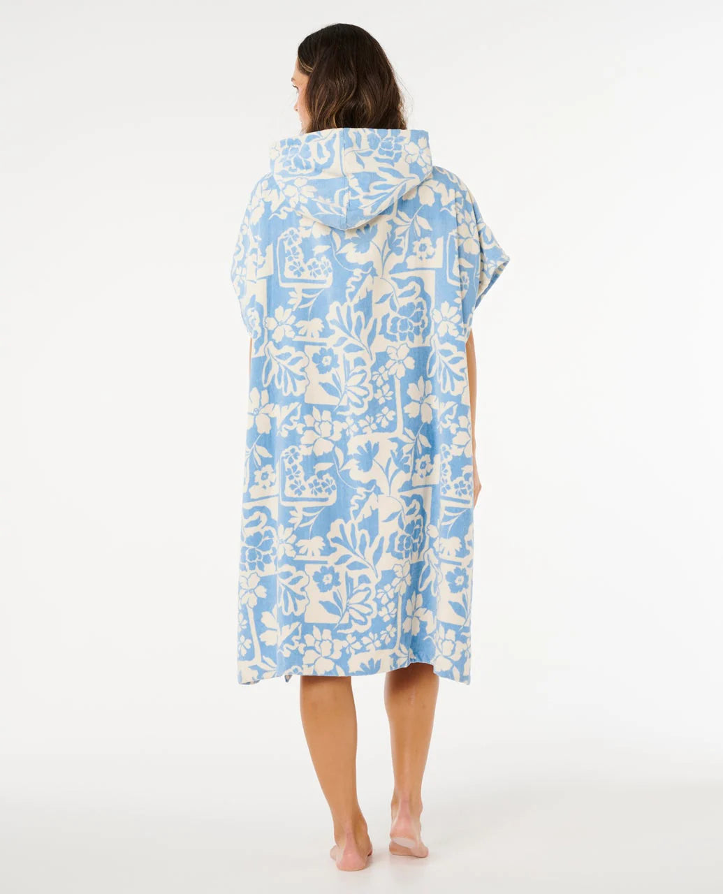 RIP CURL MIXED HOODED TOWEL - BLISSFUL BLUE