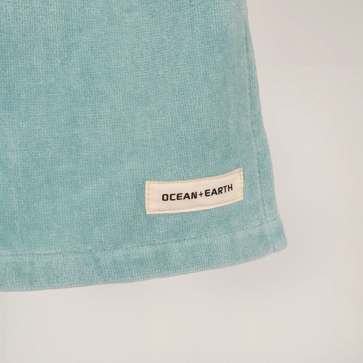 O&E DAYDREAM HOODED PONCHO - DUSTY TURQUOISE