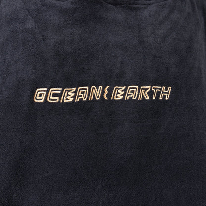 O&E IGNITE HOODED PONCHO - DULL BLACK