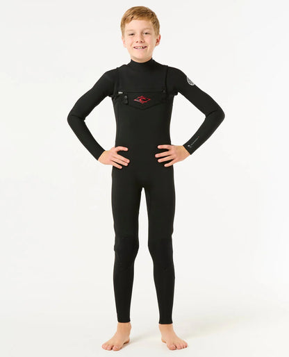 RIP CURL YOUTH DAWN PATROL 4/3MM CZ FULL - BLACK