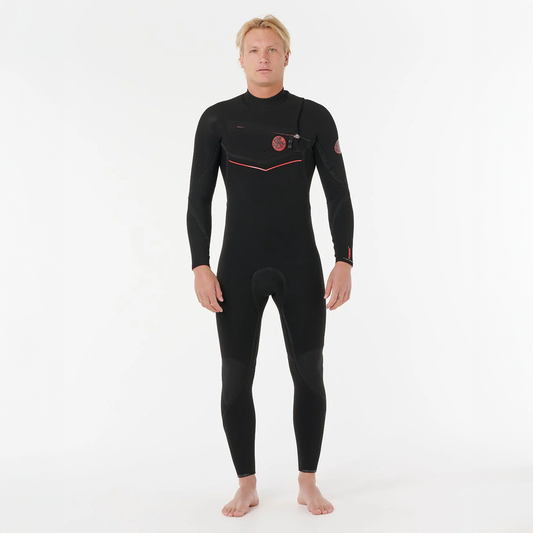 RIP CURL MENS FLASHBOMB FUSION 4/3MM CZ FULL - BLACK