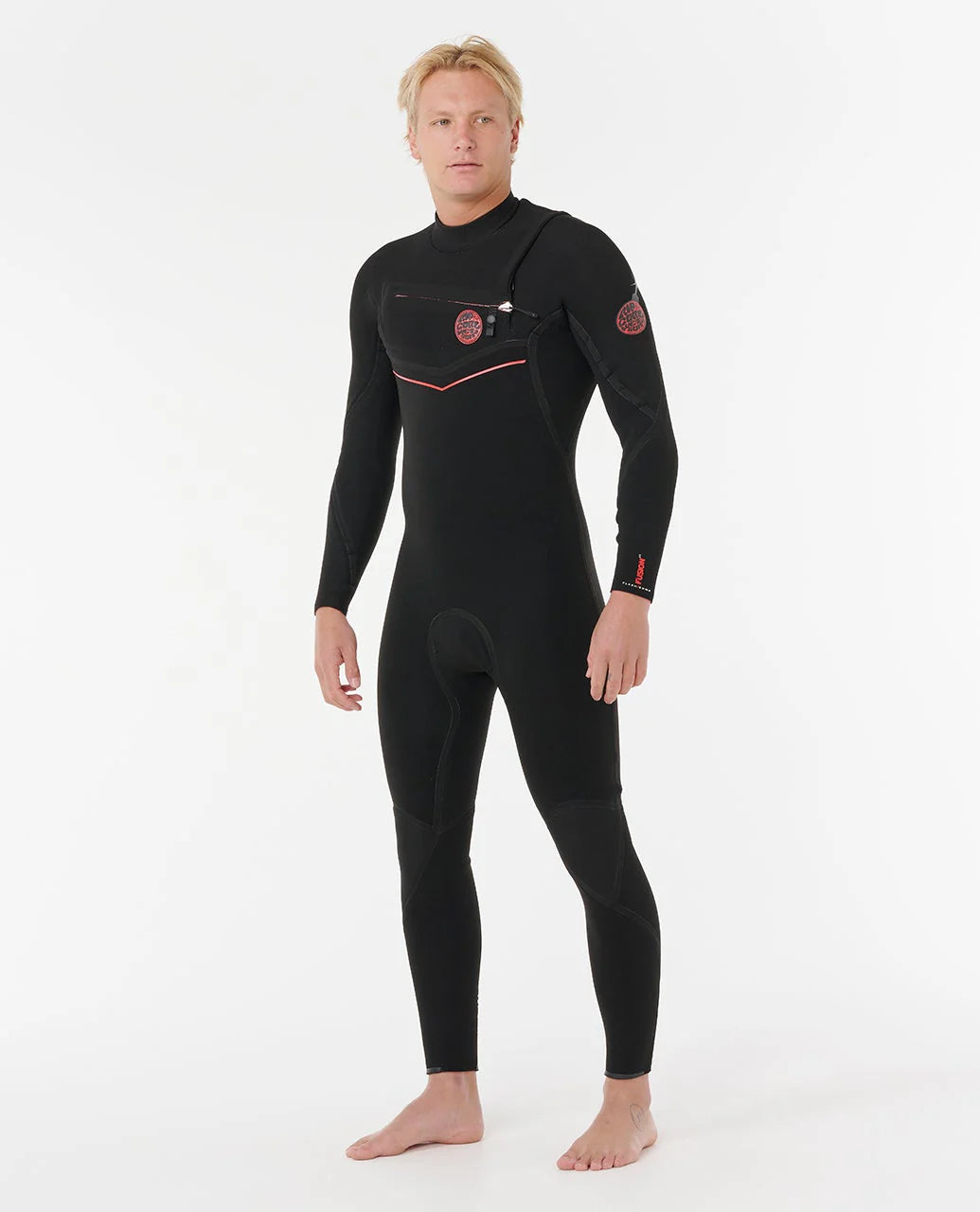RIP CURL MENS FLASHBOMB FUSION 4/3MM CZ FULL - BLACK