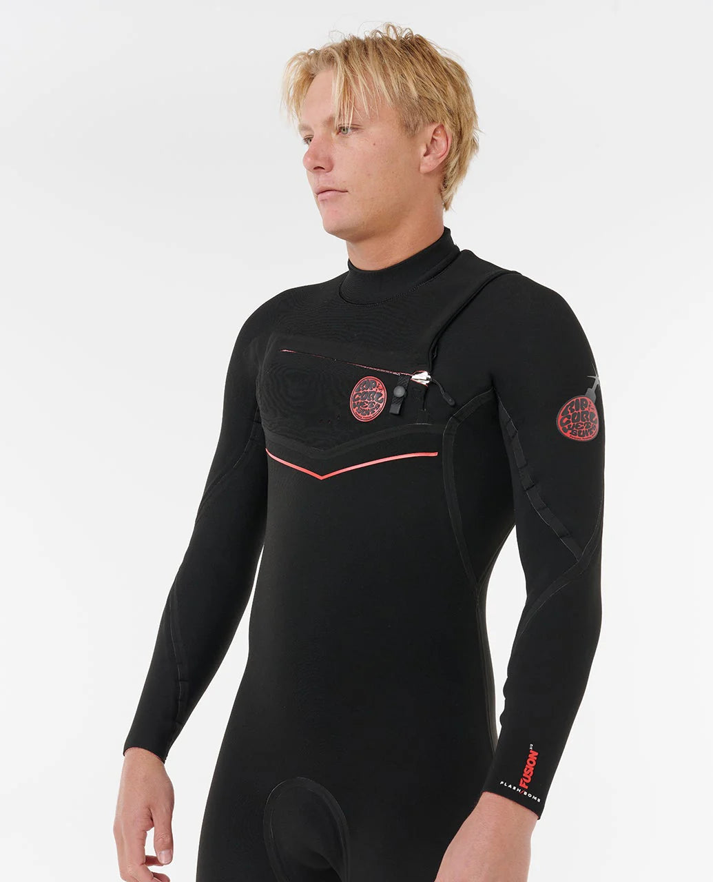 RIP CURL MENS FLASHBOMB FUSION 4/3MM CZ FULL - BLACK