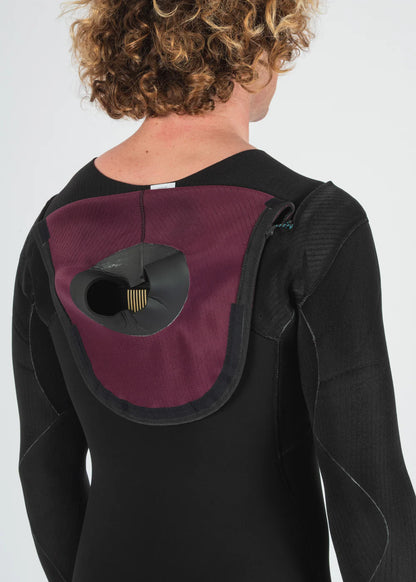 VISSLA MENS NEW SEAS 4/3MM U ZIP FULL 2026 - BLACK