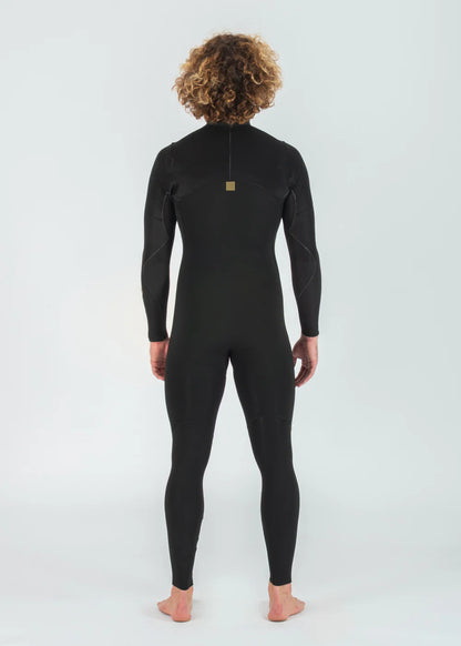VISSLA MENS NEW SEAS 4/3MM U ZIP FULL 2026 - BLACK