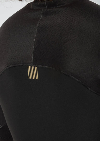 VISSLA MENS NEW SEAS 2MM U-ZIP SS FULL - BLACK