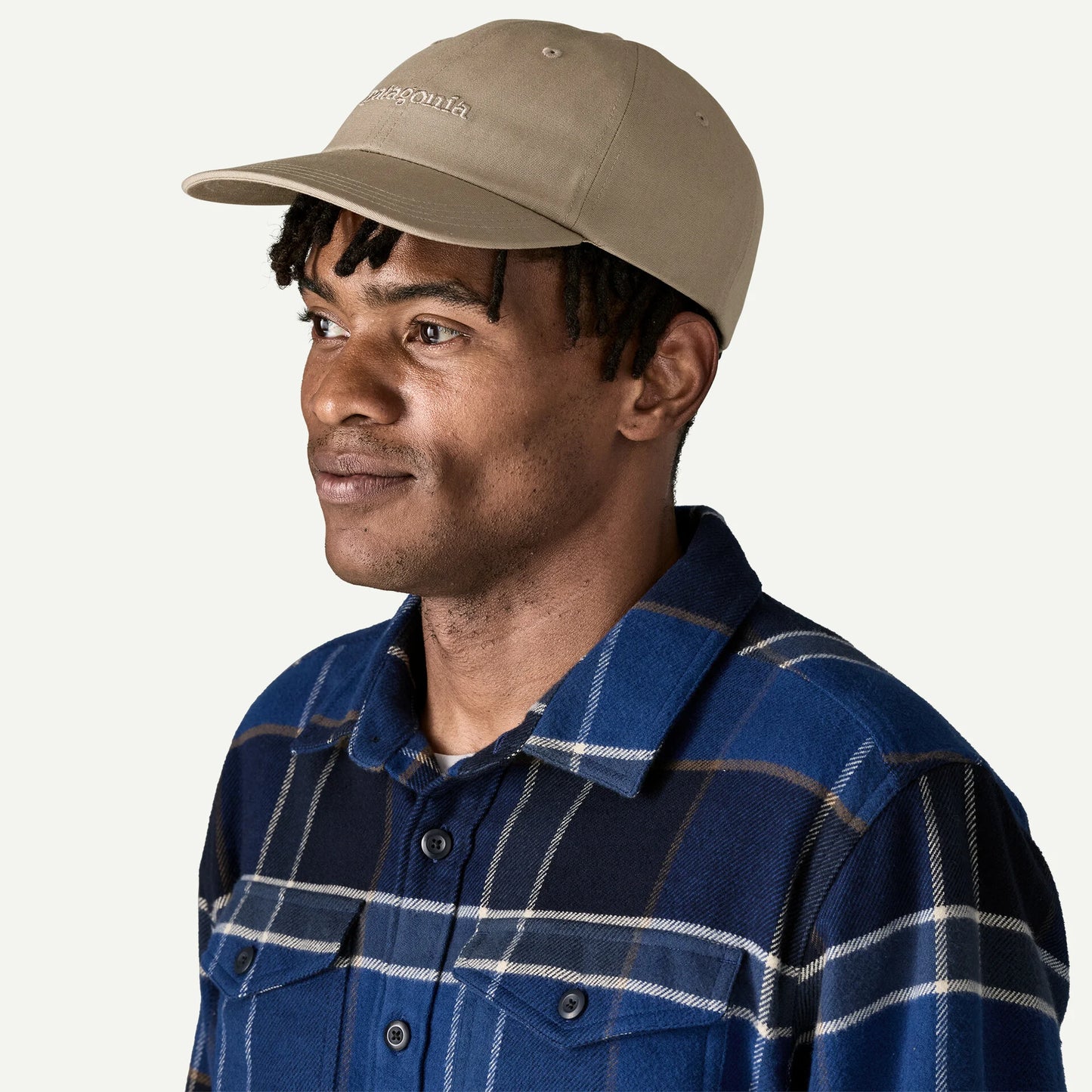 PATAGONIA FITZ ROY ICON TRAD CAP - TEXT LOGO: SEABIRD GREY – Real Surf
