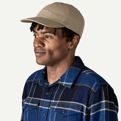 PATAGONIA FITZ ROY ICON TRAD CAP - TEXT LOGO: SEABIRD GREY