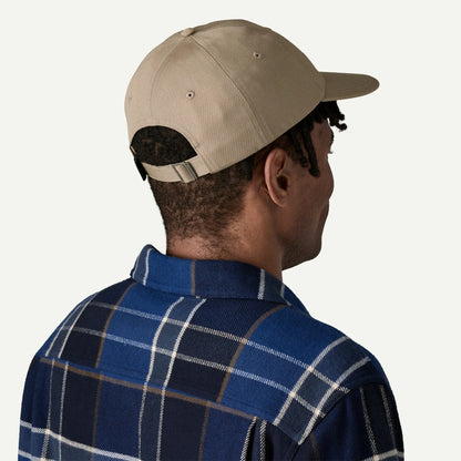 PATAGONIA FITZ ROY ICON TRAD CAP - TEXT LOGO: SEABIRD GREY