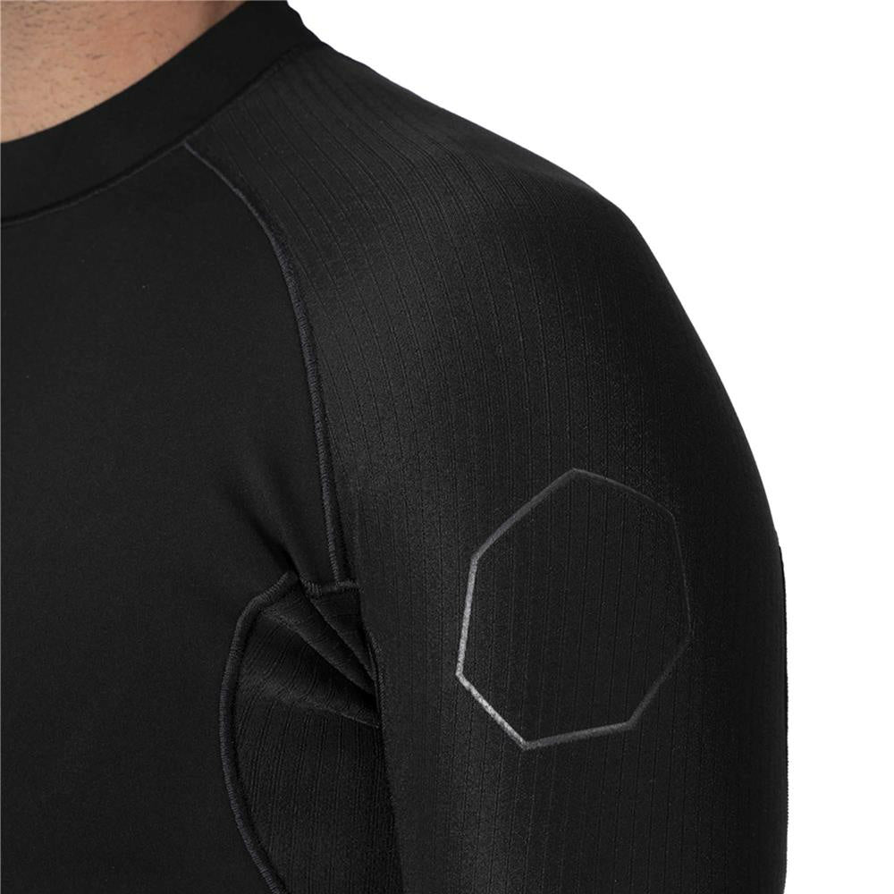 VISSLA MENS HIGH SEAS II 1MM LONG SLEEVE JACKET - BLACK