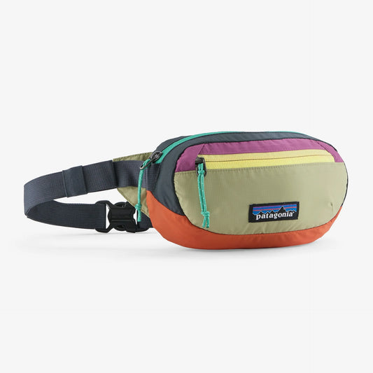 PATAGONIA TERRAVIA MINI HIP PACK 1L - PATCHWORK: GUMTREE GREEN