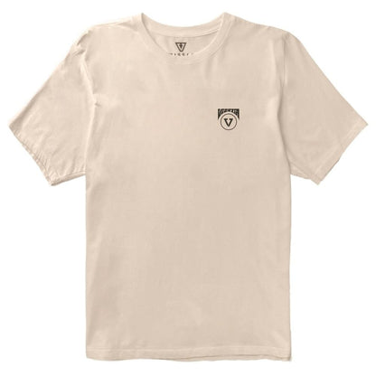 VISSLA INKED ORGANIC BLEND SHORT SLEEVE TEE - BONE