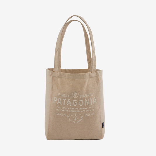 PATAGONIA RECYCLED MARKET TOTE - FORGE MARK: CLASSIC TAN