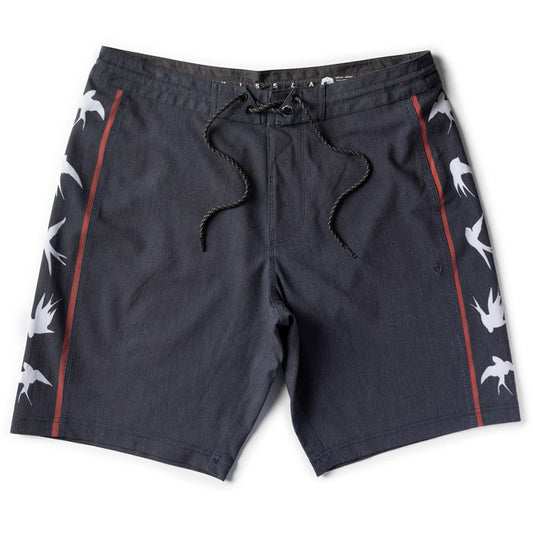 VISSLA NK SWARM 21" BOARDSHORT - BLACK