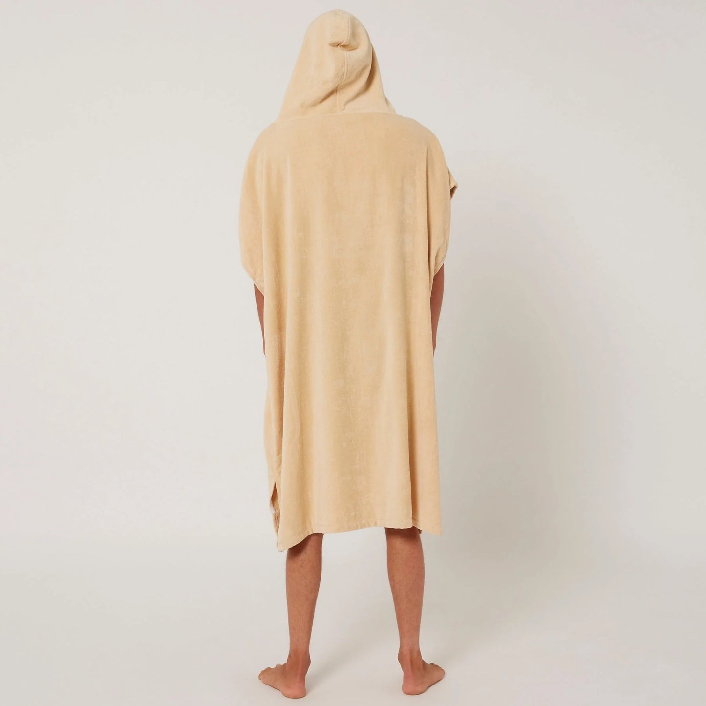 O&E DAYBREAK HOODED PONCHO - BEIGE