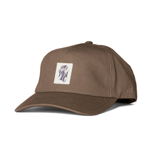 VISSLA UNDEFINED LINES HAT - CHOCOLATE