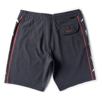 VISSLA NK SWARM 21" BOARDSHORT - BLACK