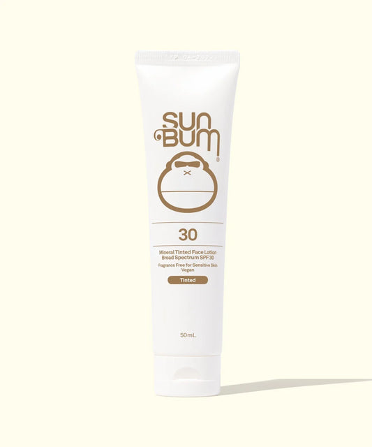 SUN BUM MINERAL SPF 30+ TINTED FACE LOTION