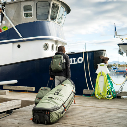 FCS TRAVEL 2W LONGBOARD WHEELIE - ALPINE