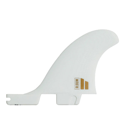 FCS II ALBUM TWIN + STABILISER PG S-M - WHITE/GOLD
