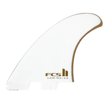 FCS II ALBUM TWIN + STABILISER PG S-M - WHITE/GOLD