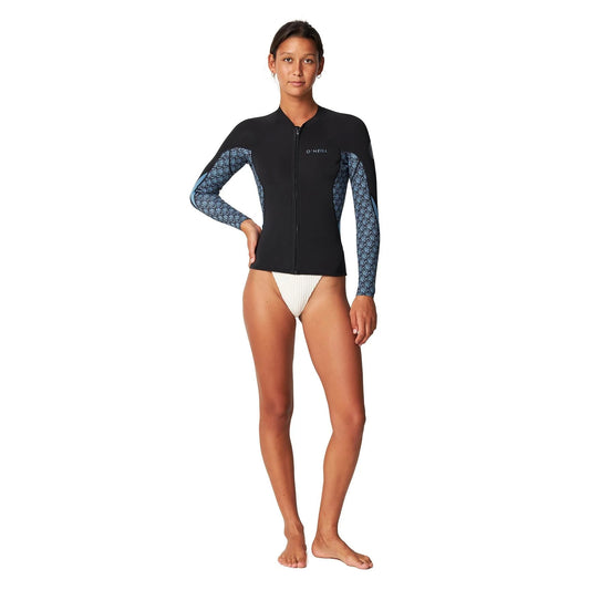 O'NEILL WMNS BAHIA FULL ZIP JACKET 1.5MM 2025 - ALOHA TILE