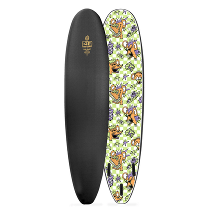 O&E BRAINS EZI RIDER SOFTBOARD 8'0 80L BLACK