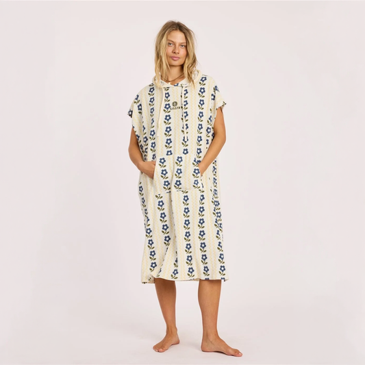 SISSTREVOLUTION CHARLIE HOODED TOWEL - SEA SALT
