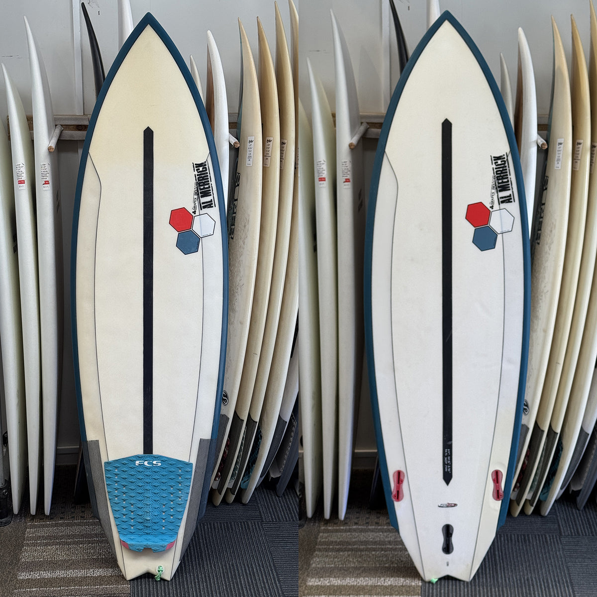 CHANNEL ISLANDS AL MERRICK TWIN 6'0" EPOXY FCS II 36.5L