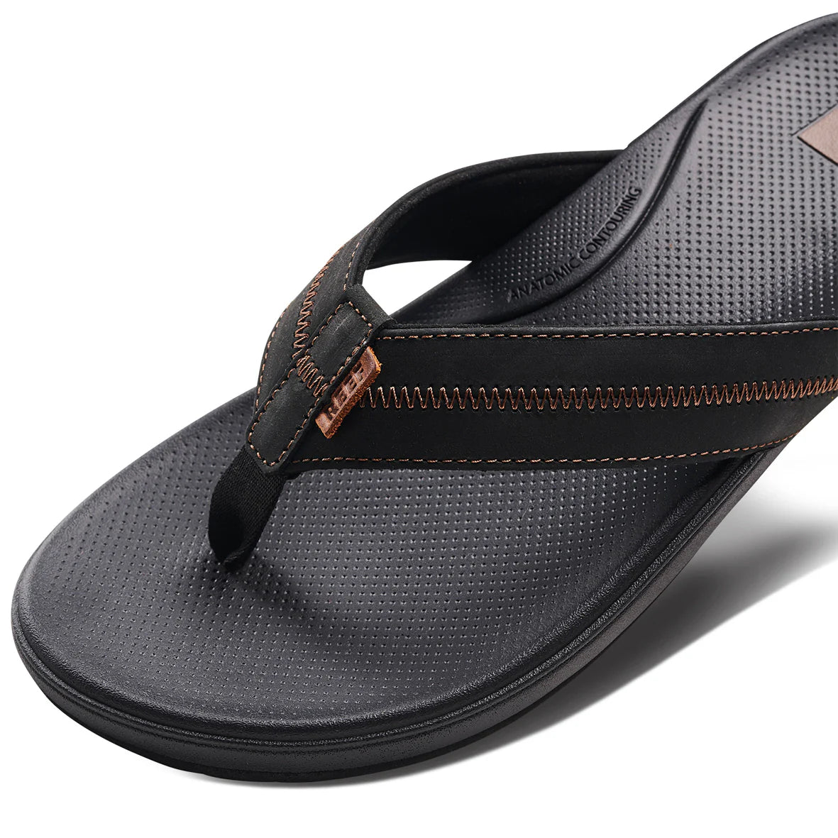REEF MENS CUSHION PHANTOM 2.0 LE SANDAL - BLACK/COFFEE