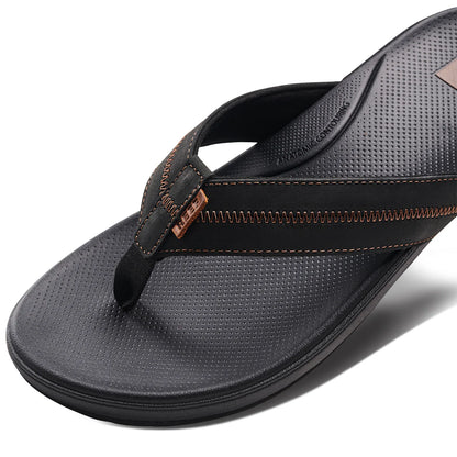 REEF MENS CUSHION PHANTOM 2.0 LE SANDAL - BLACK/COFFEE