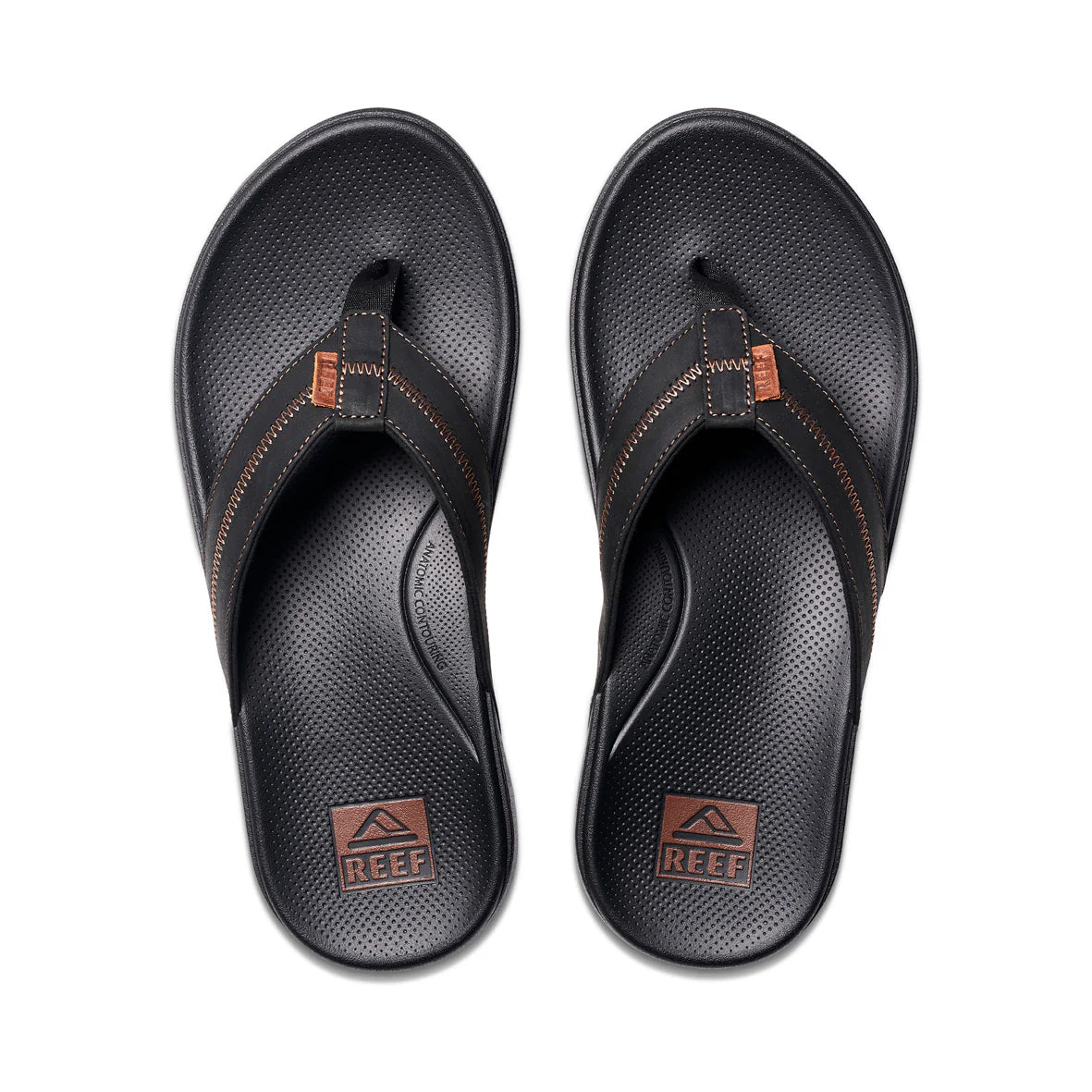 REEF MENS CUSHION PHANTOM 2.0 LE SANDAL - BLACK/COFFEE