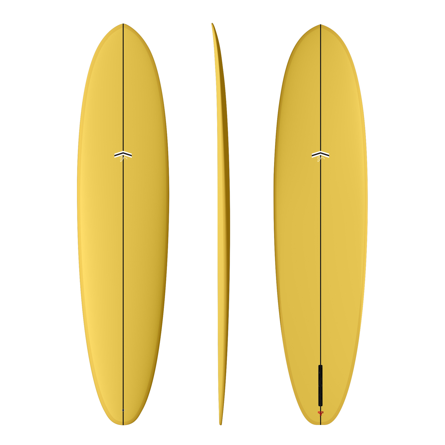 CJ NELSON OUTLIER 8'0" THUNDERBOLT RED 60.18L - MUSTARD