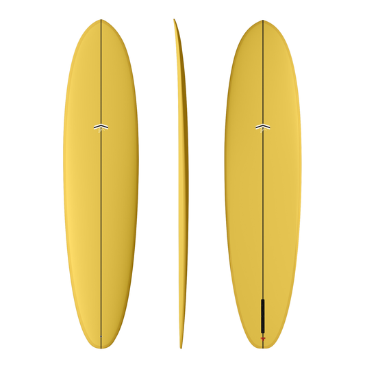 CJ NELSON OUTLIER 8'0" THUNDERBOLT RED 60.18L - MUSTARD