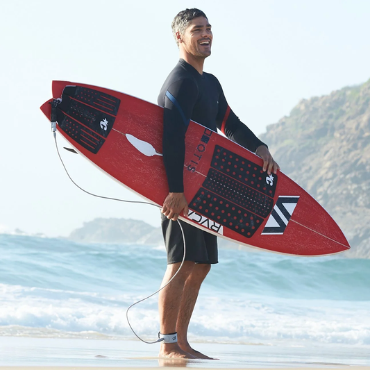 Front deck grip surfboard top
