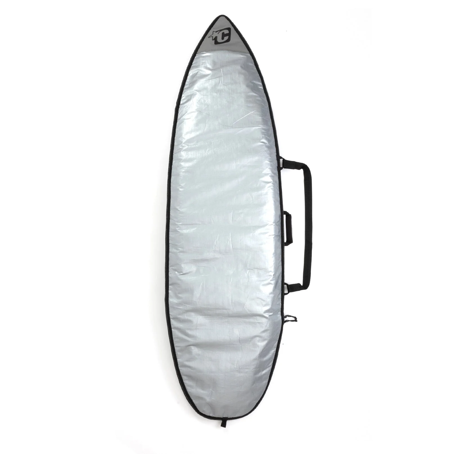 CREATURES ICON SHORTBOARD BAG - SILVER/BLACK