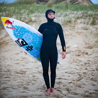 O'NEILL WMNS HYPERFREAK 5/4+MM CZ FULL W/HOOD - BLACK