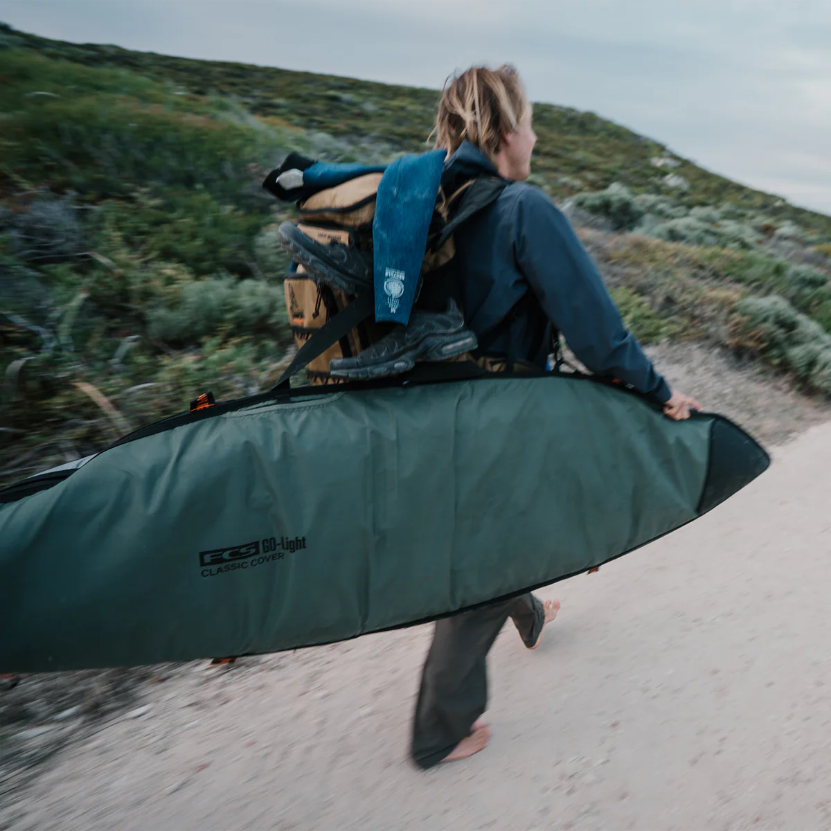 FCS CLASSIC COVER SHORTBOARD - ALPINE