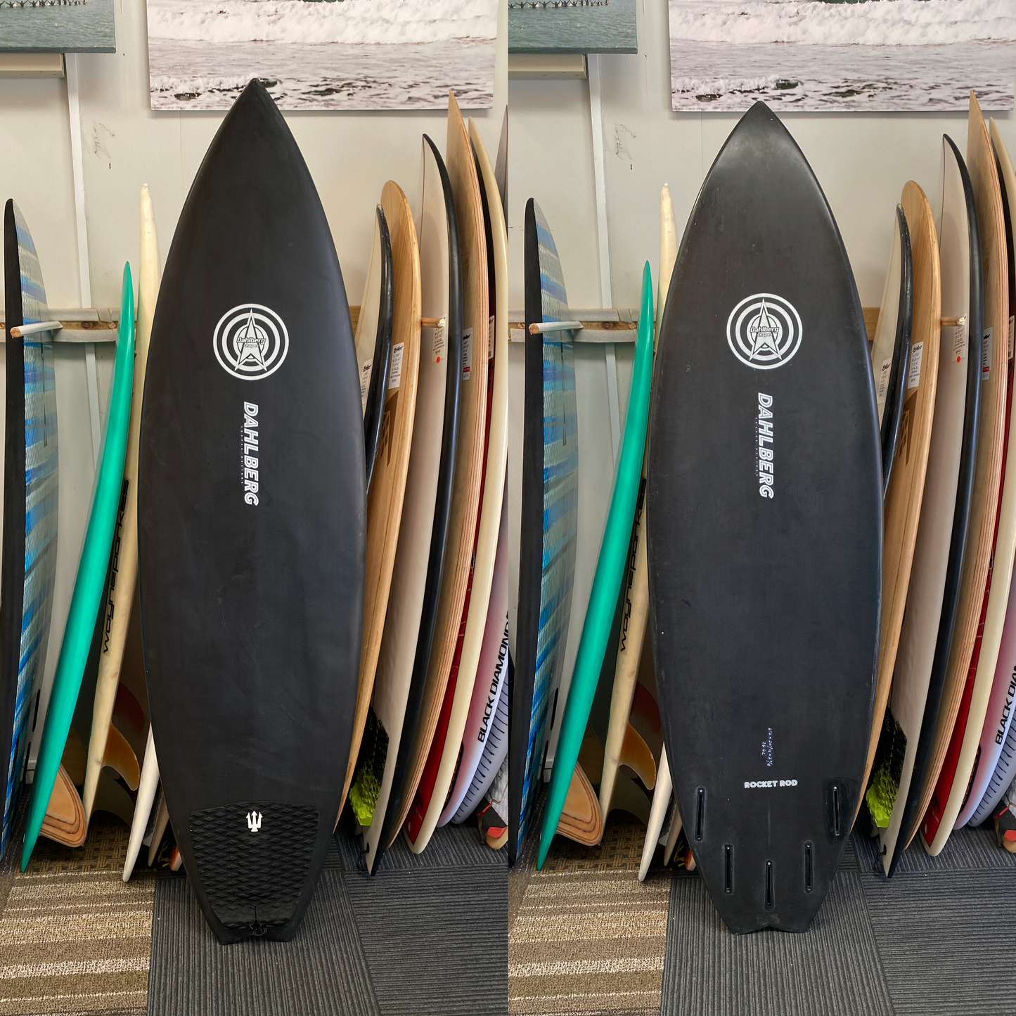 DAHLBERG ROCKET ROD 6'2" CARBON FUTURES 34.4L