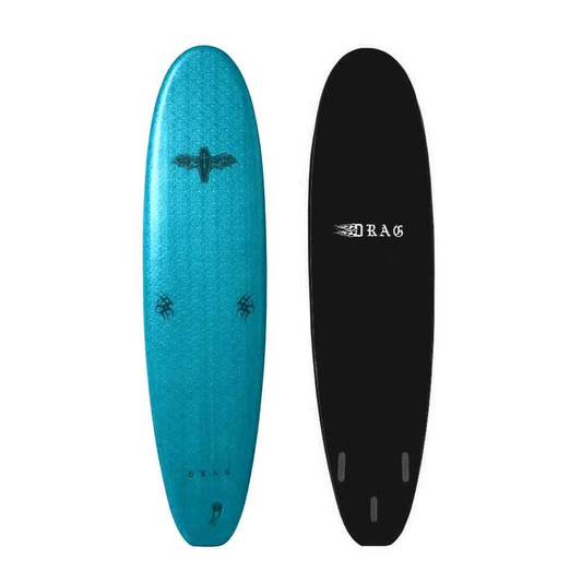 DRAG COFFIN SOFTBOARD 7'0" 72L - TURQUOISE