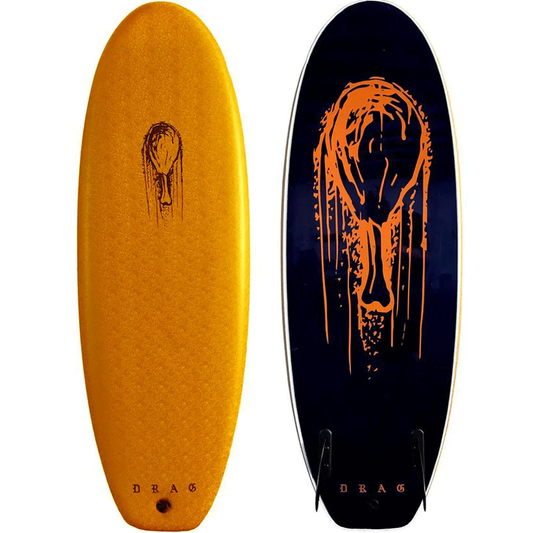 DRAG DRUMSTICK SOFTBOARD 4'10" 35L - ORANGE