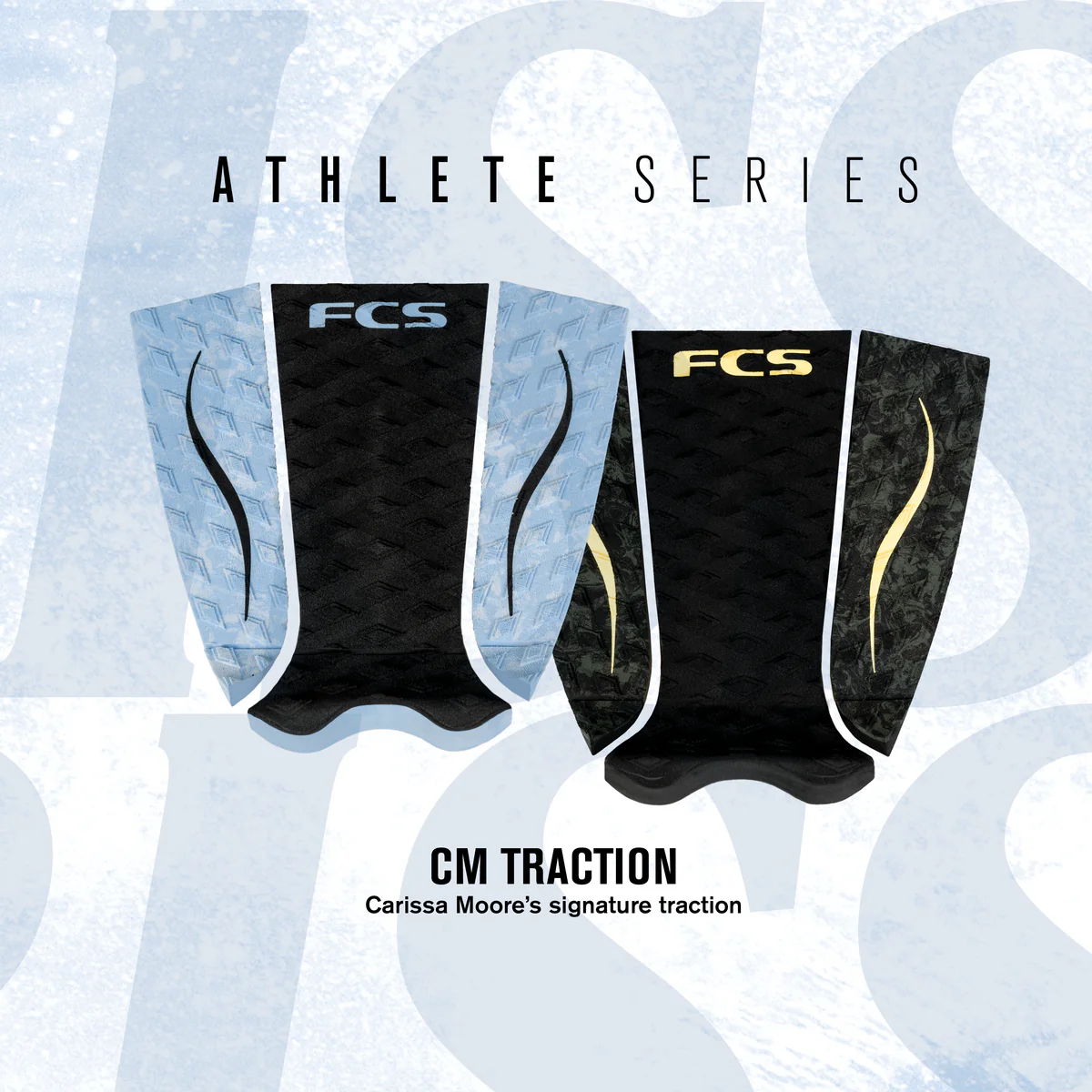 FCS CARISSA MOORE TRACTION - BLACK/GOLD