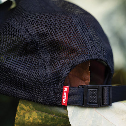 FLORENCE AIRTEX UNSTRUCTURED HAT - BLACK