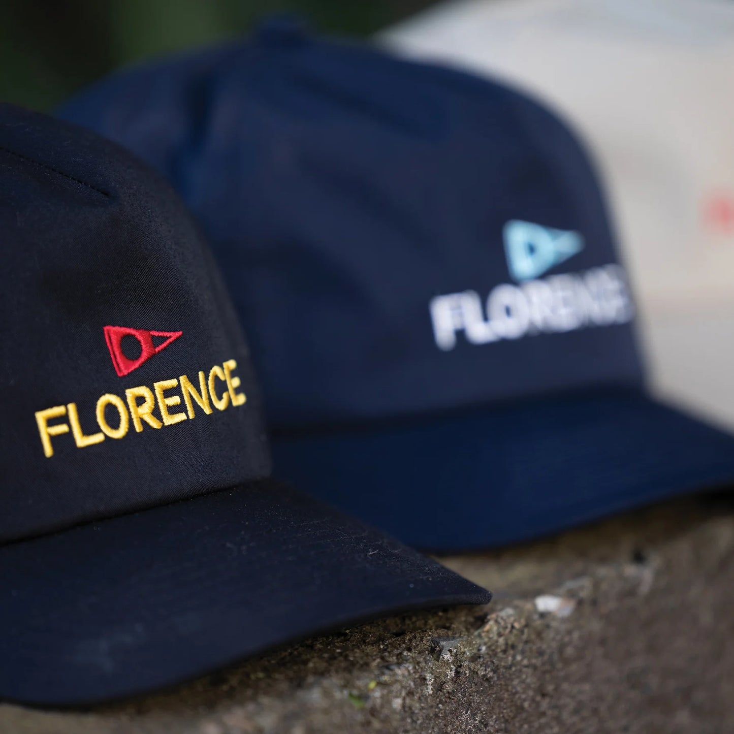 FLORENCE LOGO TWILL HAT - BLACK