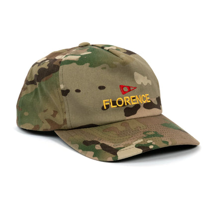 FLORENCE LOGO TWILL HAT - MULTI CAM