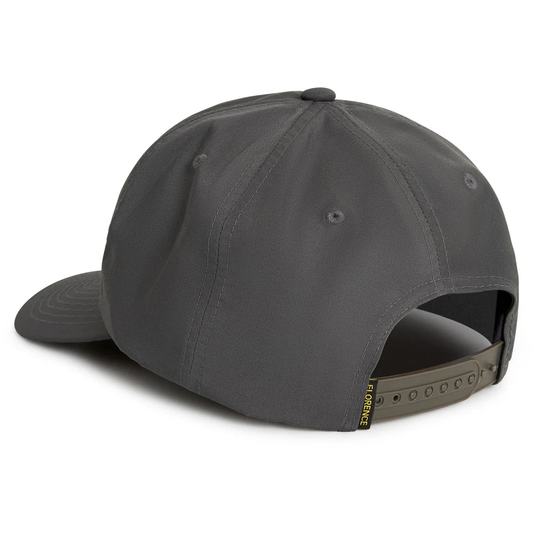 FLORENCE LOGO TWILL HAT - CHARCOAL