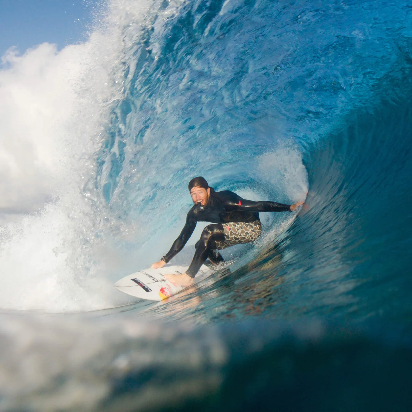 FLORENCE CORDURA AIRTEX BOARDSHORT - BLACK LIGHTEST SEA BLUE