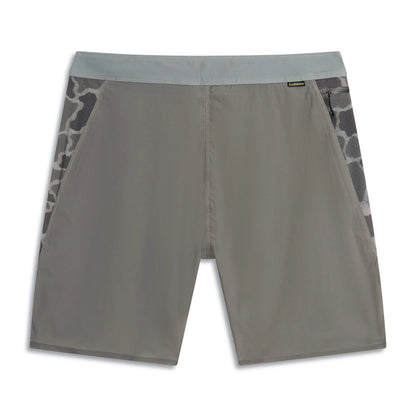 FLORENCE AIRTEX 2-IN-1 BOARDSHORT - MOSS GREY
