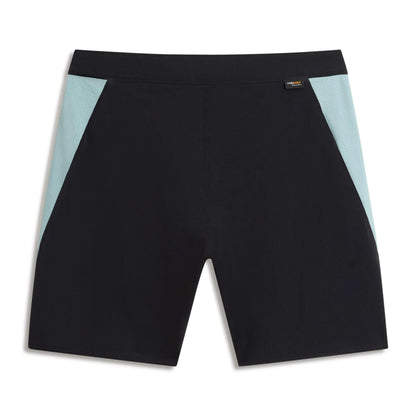 FLORENCE CORDURA AIRTEX BOARDSHORT - BLACK LIGHTEST SEA BLUE